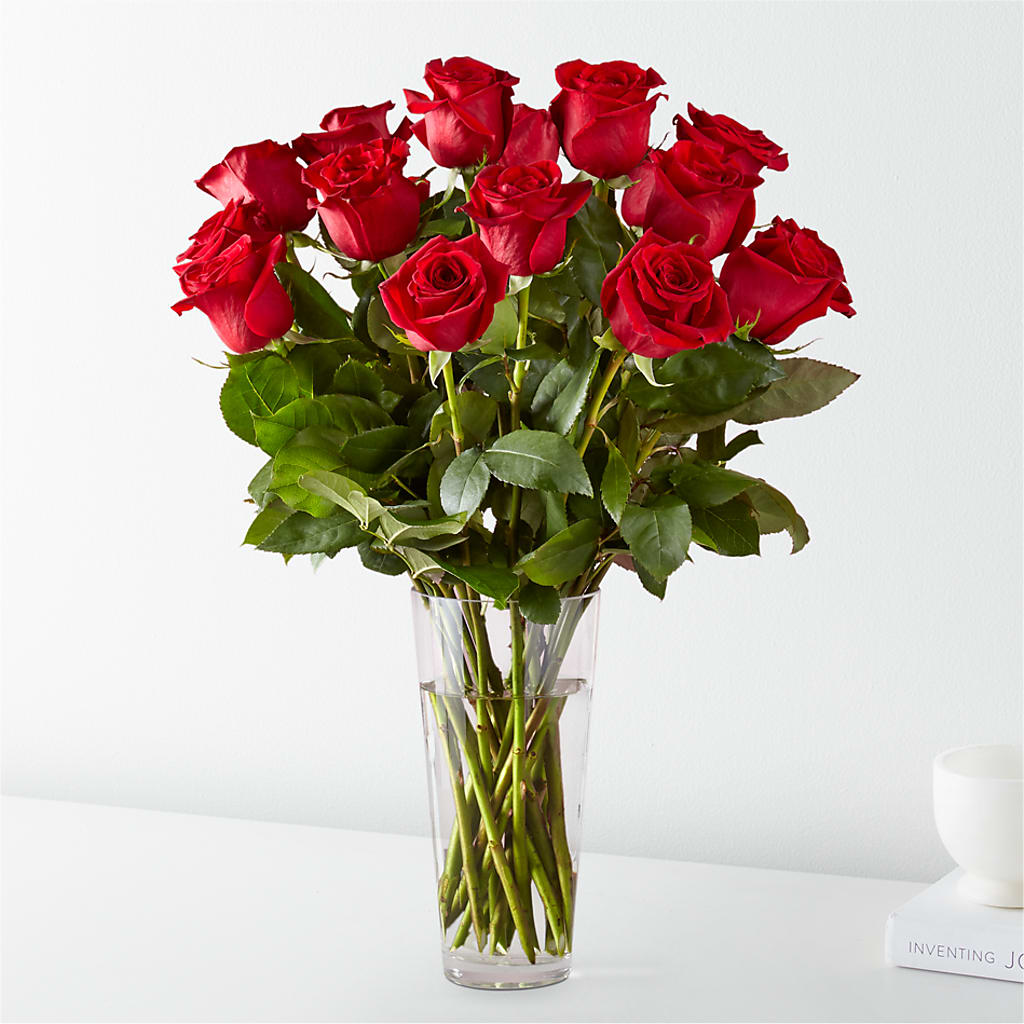 Long Stem Red Rose Bouquet – Naugatuck Florist, Naugatuck CT
