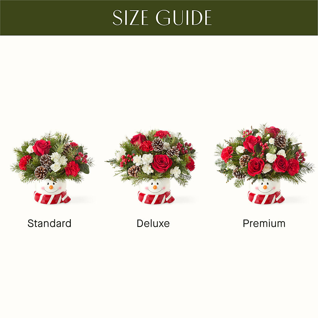 Jolly Snowman Bouquet – Naugatuck Florist, Naugatuck CT