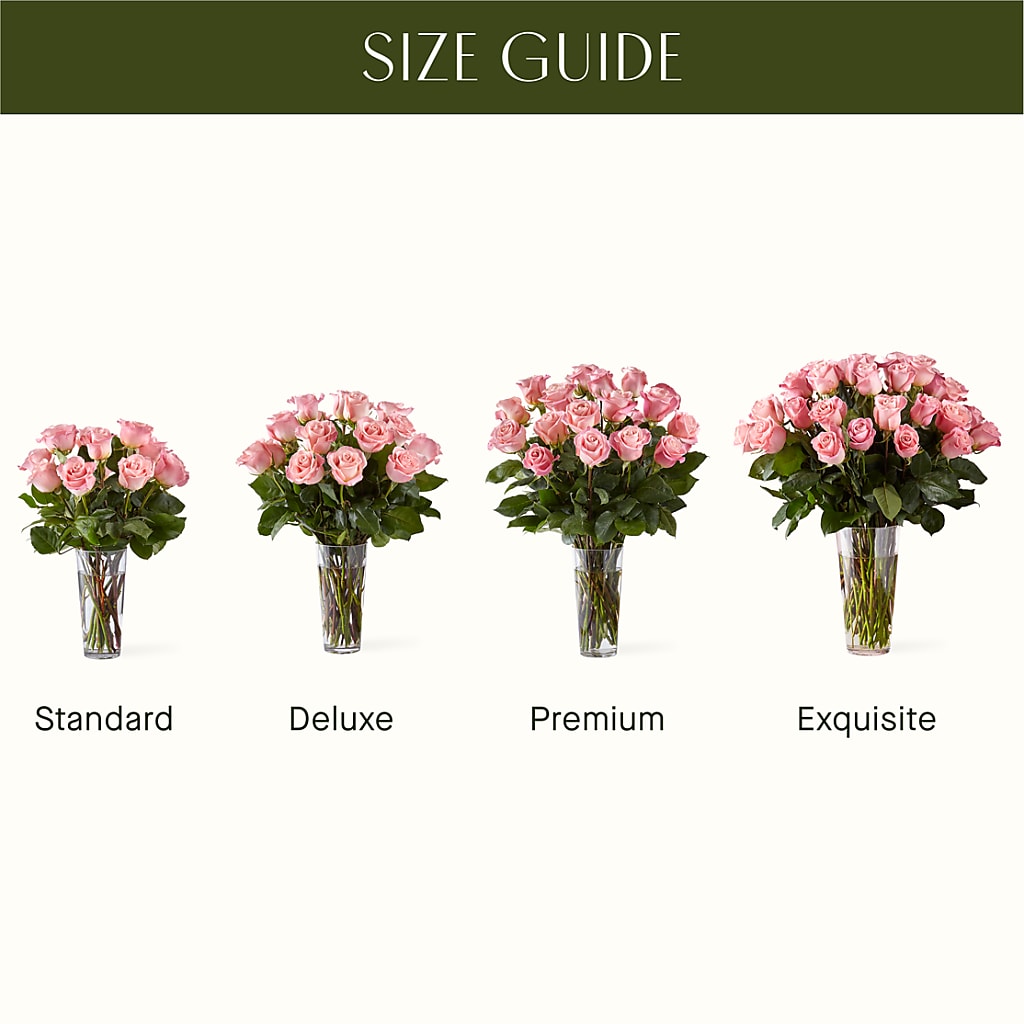 Long Stem Pink Rose Bouquet – Naugatuck Florist, Naugatuck CT