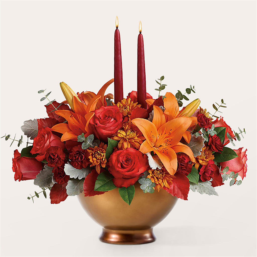 Fruits of Fall Centerpiece – Naugatuck Florist, Naugatuck CT