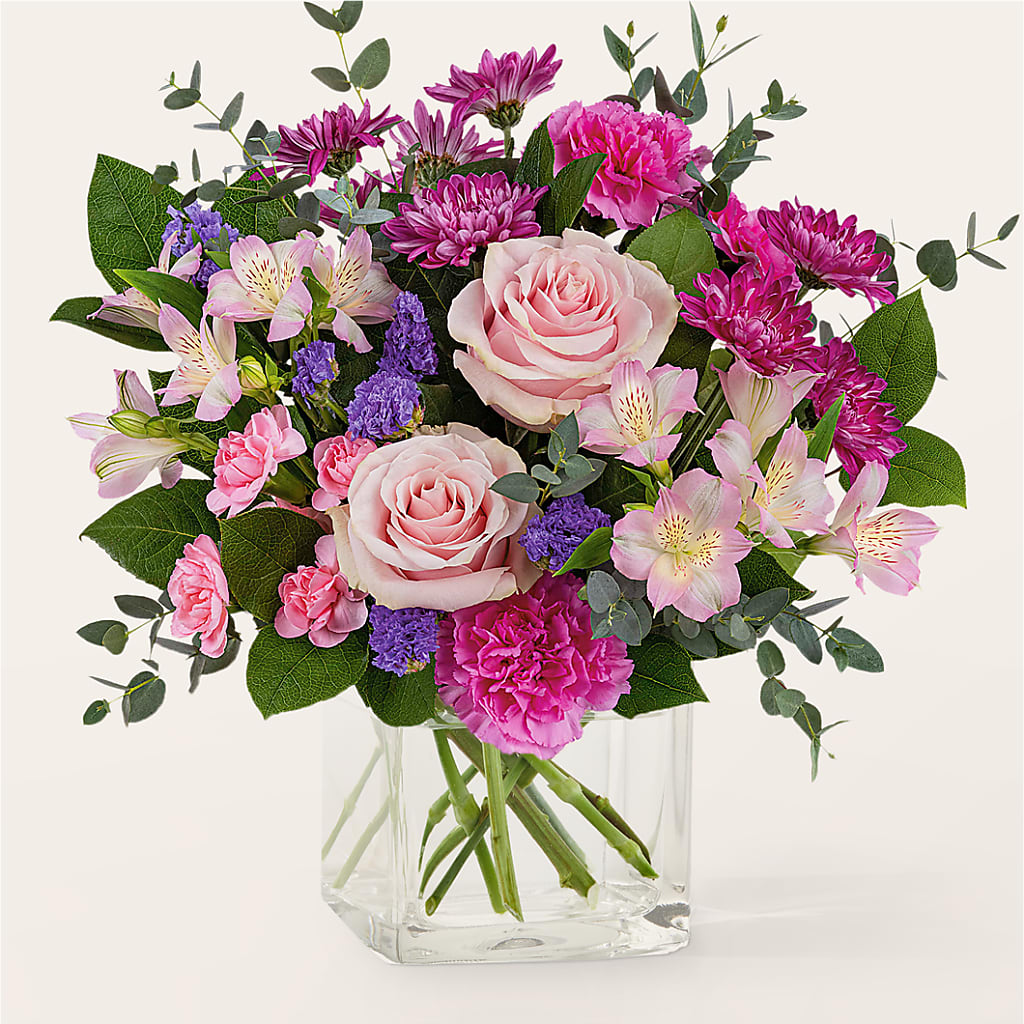 Rosy Radiance Bouquet – Naugatuck Florist, Naugatuck CT