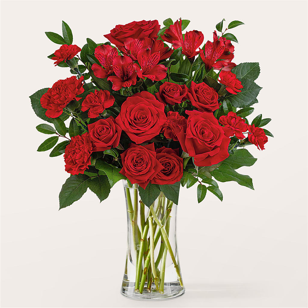 Brilliant Ruby Bouquet – Naugatuck Florist, Naugatuck CT