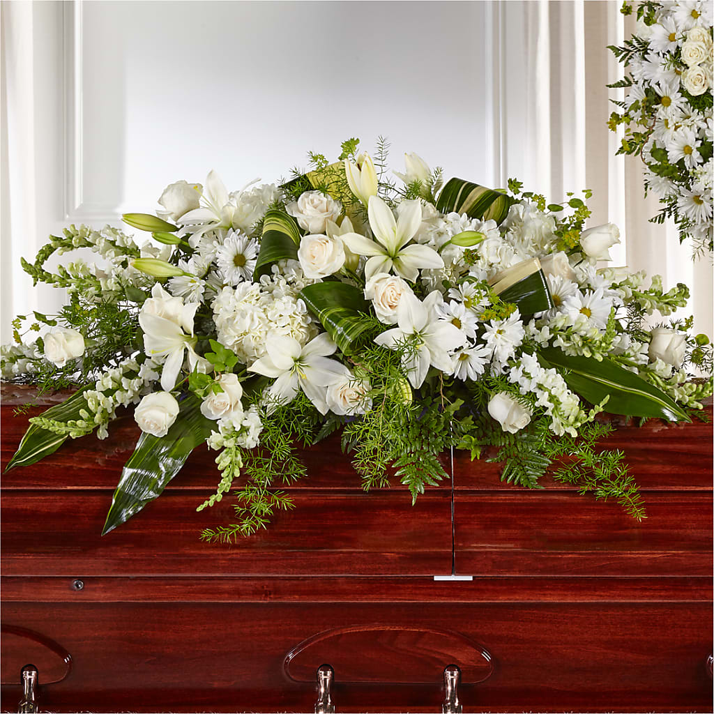 Abundance Casket Spray – Naugatuck Florist, Naugatuck CT