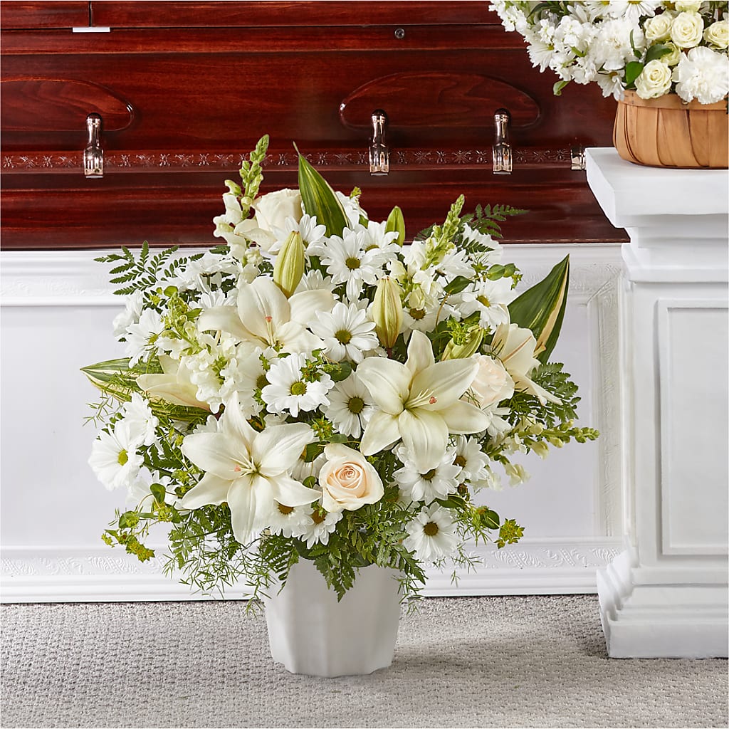 Thoughts of Tranquility Floor Basket – Naugatuck Florist, Naugatuck CT