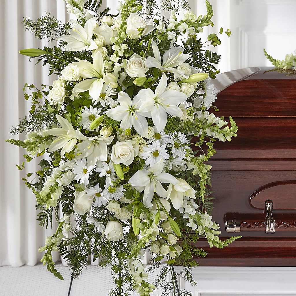 Loving Thoughts Standing Spray – Naugatuck Florist, Naugatuck CT