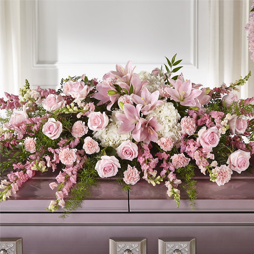 Life & Remembrance Casket Spray – Naugatuck Florist, Naugatuck CT