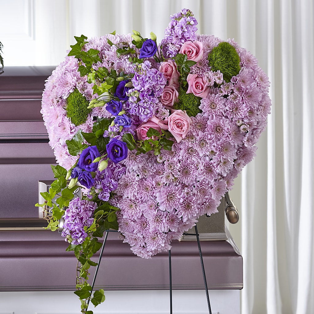 Treasured Love Standing Heart – Naugatuck Florist, Naugatuck CT