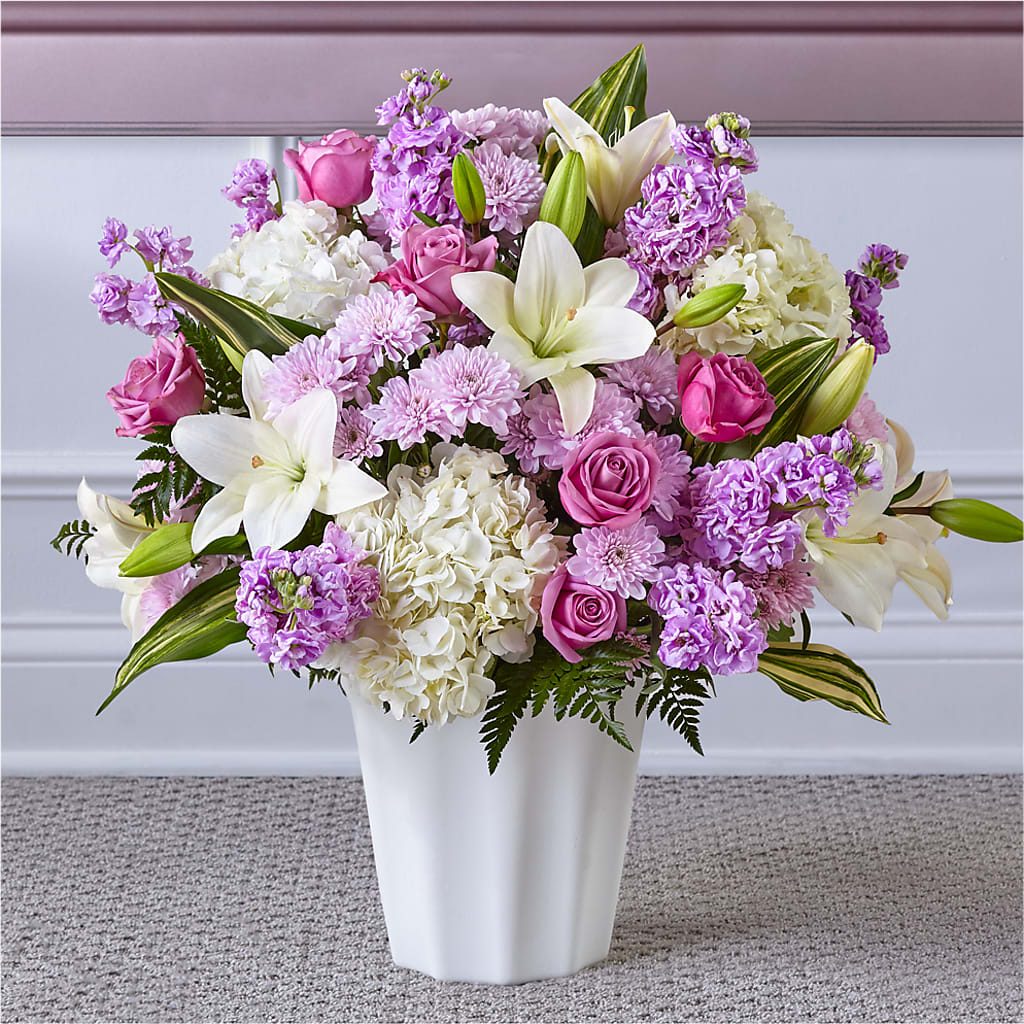 Heaven Sent Floor Basket – Naugatuck Florist, Naugatuck CT