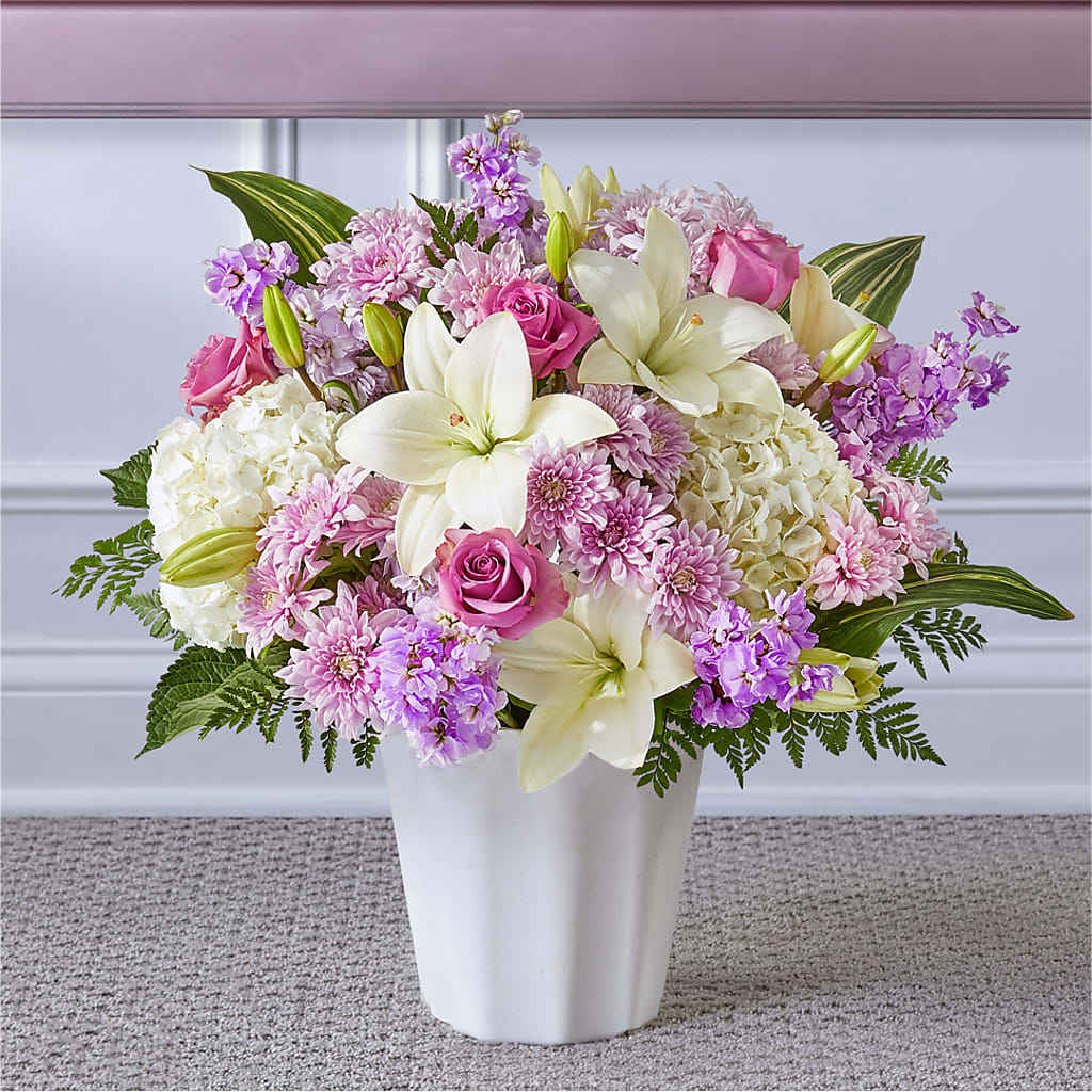 Heaven Sent Floor Basket – Naugatuck Florist, Naugatuck CT