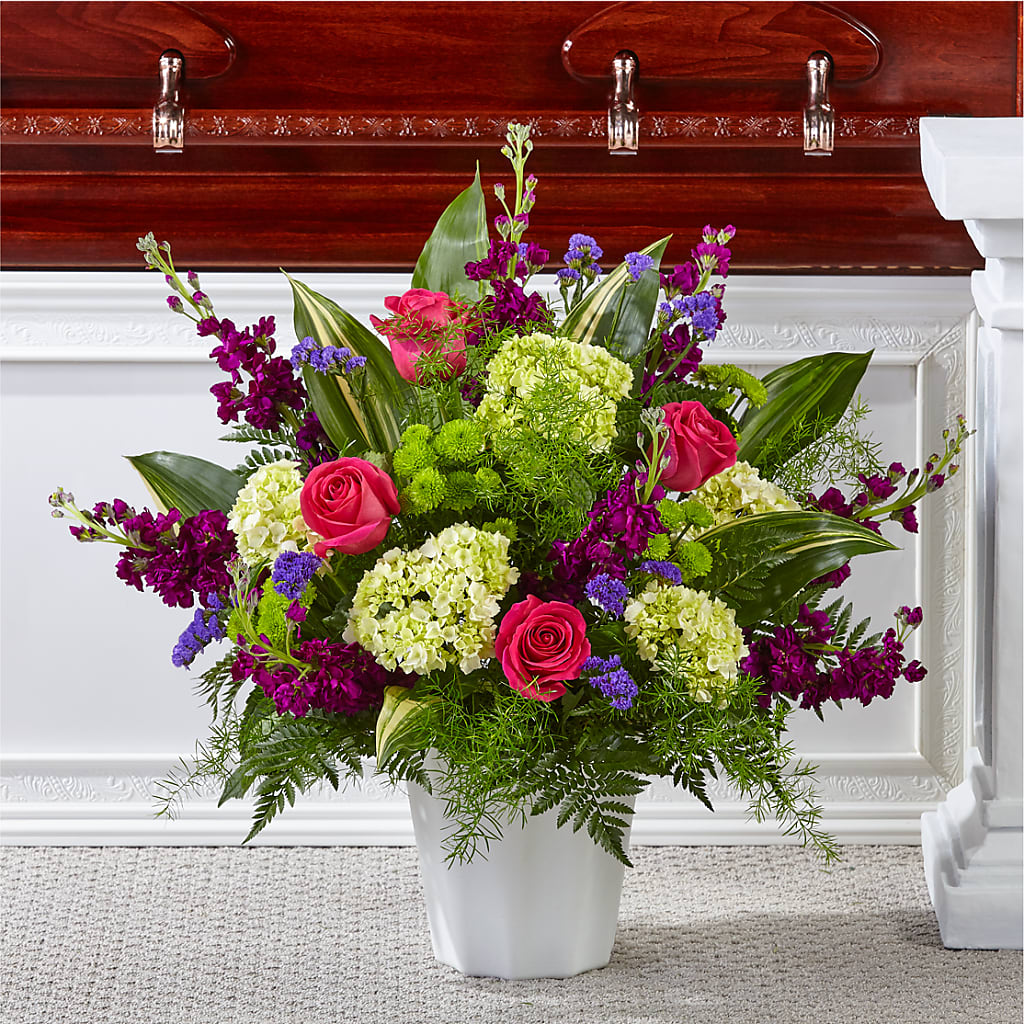 Beautiful Horizons Floor Basket – Naugatuck Florist, Naugatuck CT