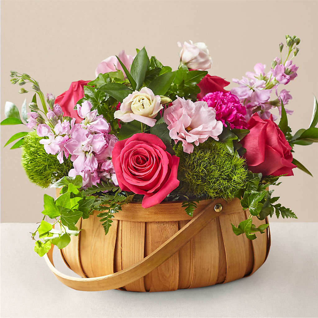 Radiance in Bloom Basket – Naugatuck Florist, Naugatuck CT