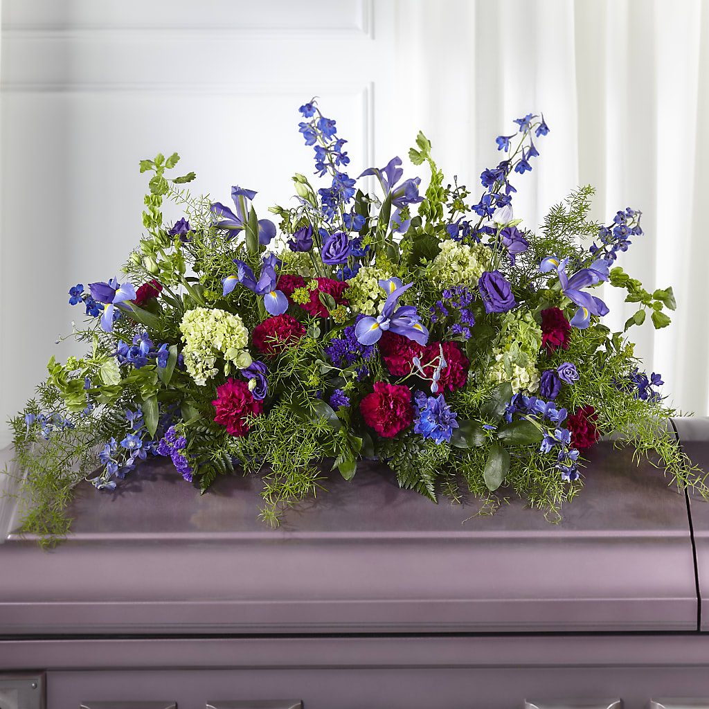 Always Treasured Casket Spray – Naugatuck Florist, Naugatuck CT