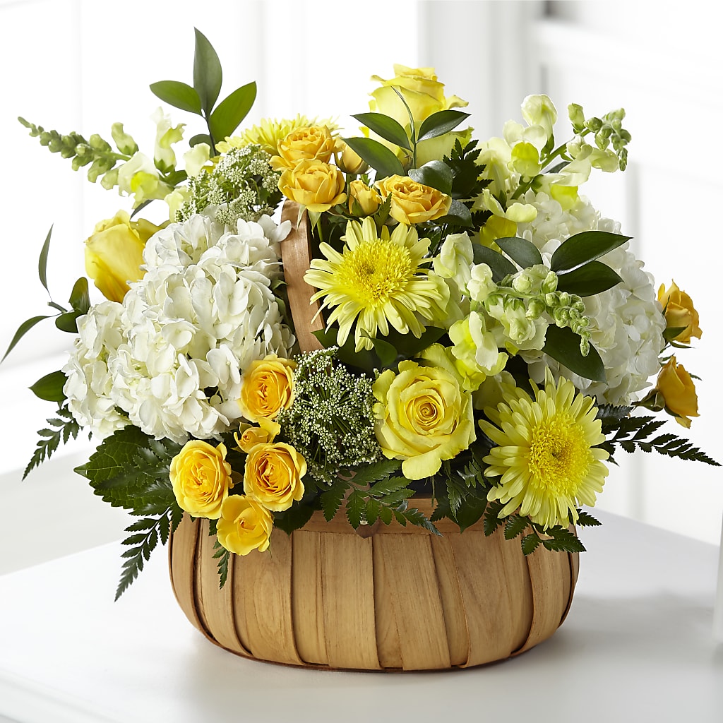 Rustic Remembrance Basket – Naugatuck Florist, Naugatuck CT