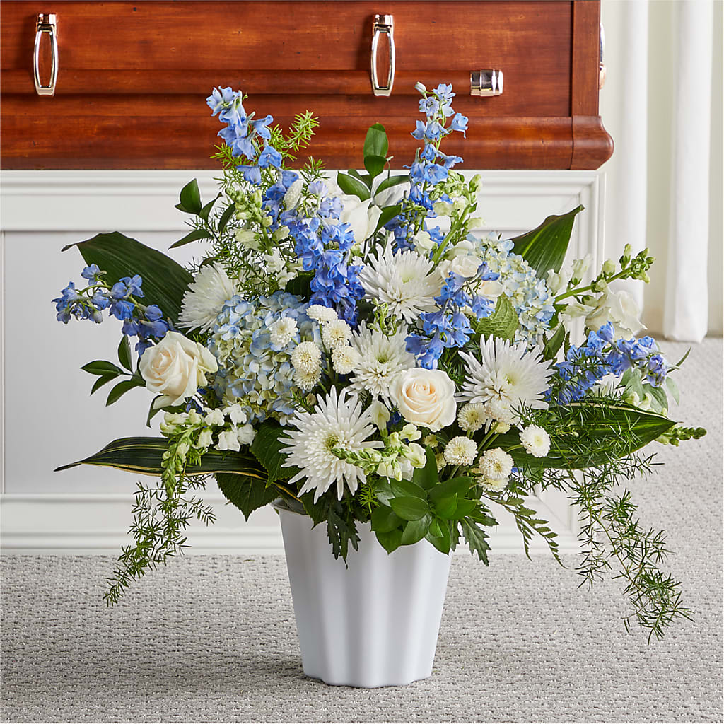 Everlasting Memories Floor Basket – Naugatuck Florist, Naugatuck CT