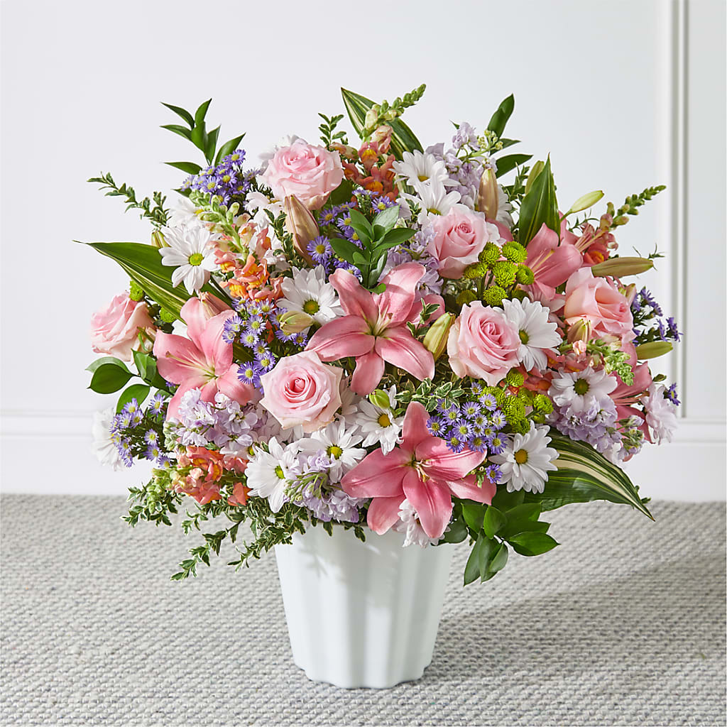 Abundant Compassion Floor Basket – Naugatuck Florist, Naugatuck CT