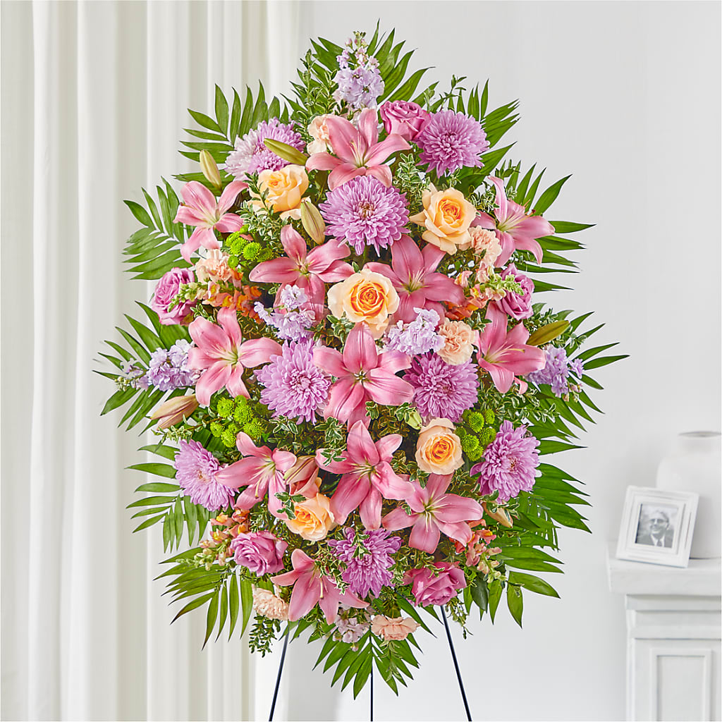 Love & Light Standing Spray – Naugatuck Florist, Naugatuck CT