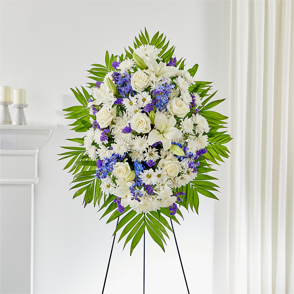 At Rest Standing Spray – Naugatuck Florist, Naugatuck CT