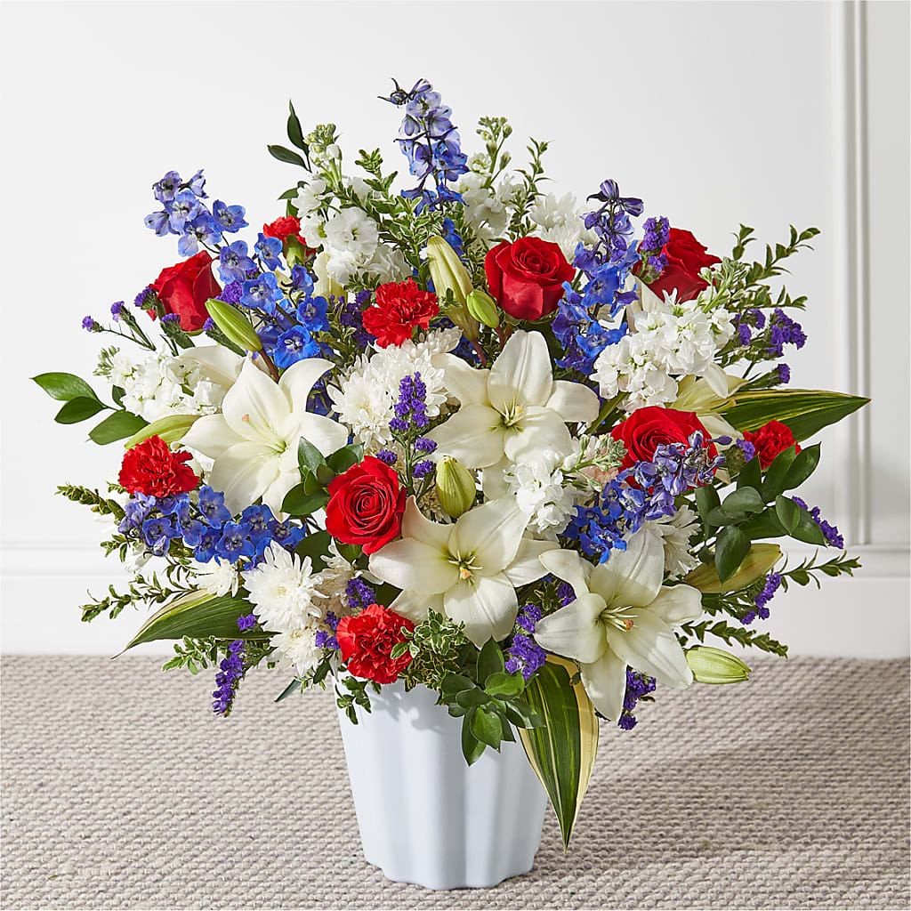 Consoled Floor Basket – Naugatuck Florist, Naugatuck CT