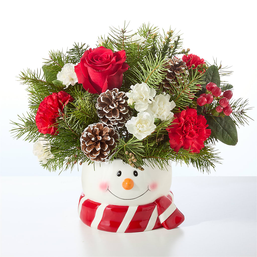 Jolly Snowman Bouquet –  Naugatuck Florist, Naugatuck CT