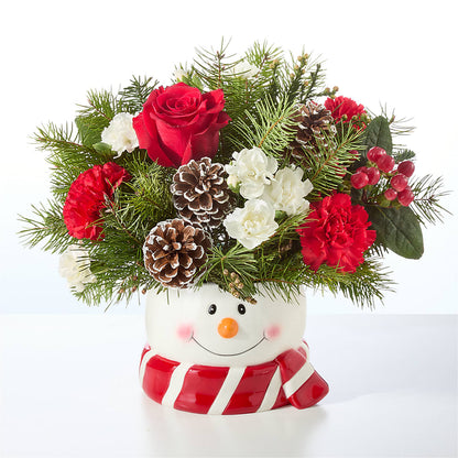 Jolly Snowman Bouquet –  Naugatuck Florist, Naugatuck CT