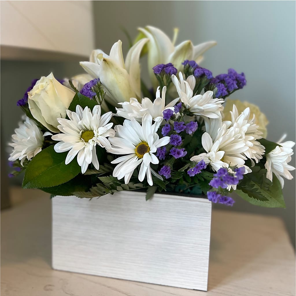 Beyond Blue Box Bouquet –  Naugatuck Florist, Naugatuck CT