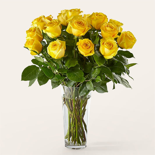 Long Stem Yellow Rose Bouquet –  Naugatuck Florist, Naugatuck CT