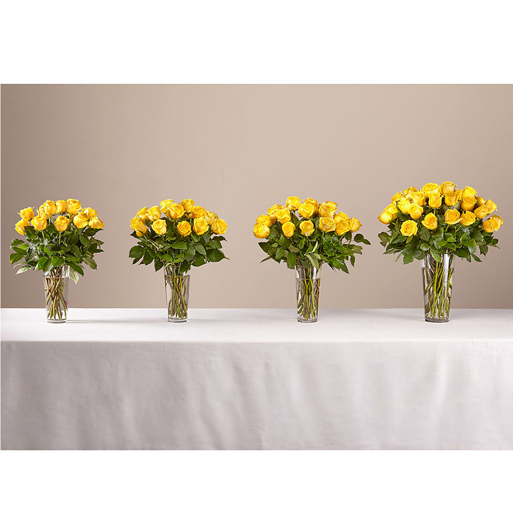 Long Stem Yellow Rose Bouquet –  Naugatuck Florist, Naugatuck CT