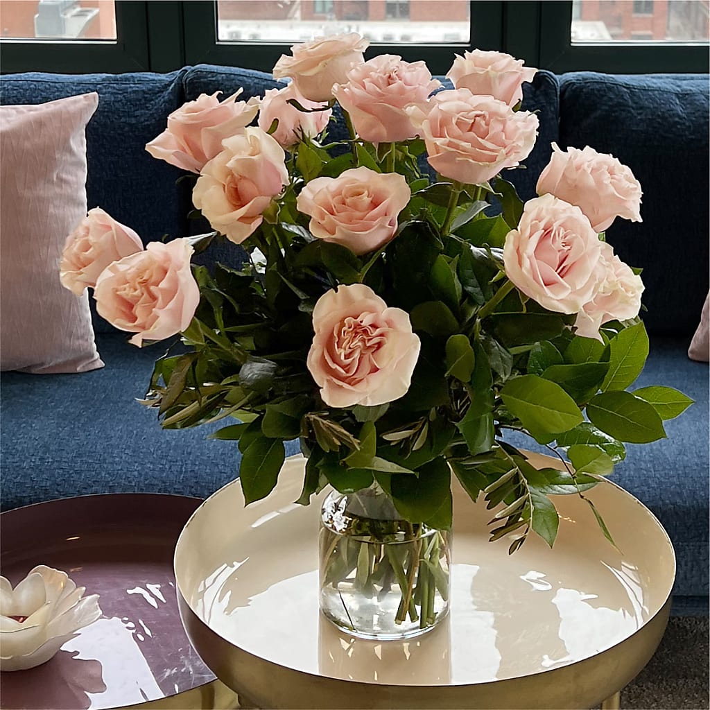 Long Stem Pink Rose Bouquet –  Naugatuck Florist, Naugatuck CT