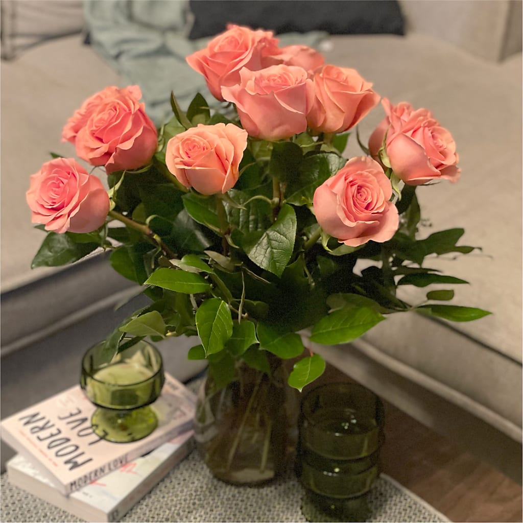 Long Stem Pink Rose Bouquet –  Naugatuck Florist, Naugatuck CT