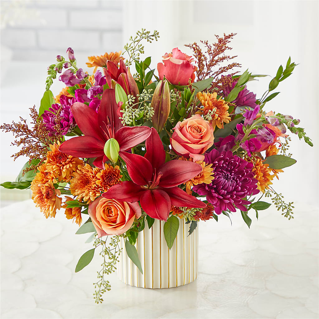 Burgundy Landscape Bouquet –  Naugatuck Florist, Naugatuck CT