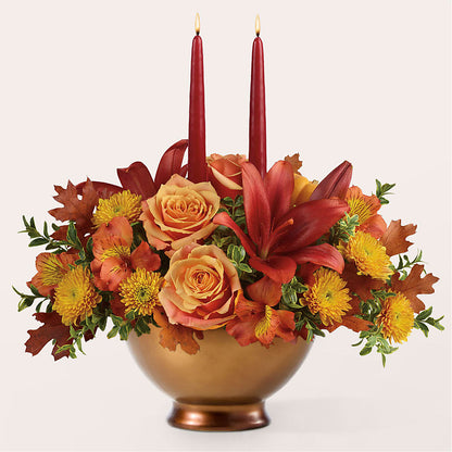 Harvest Table Centerpiece –  Naugatuck Florist, Naugatuck CT