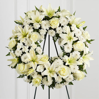Treasured Tribute Wreath –  Naugatuck Florist, Naugatuck CT