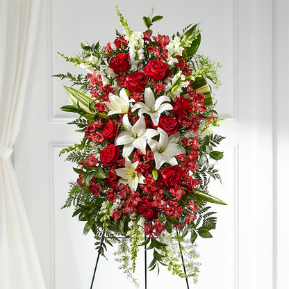 Everlasting Memory Standing Spray –  Naugatuck Florist, Naugatuck CT