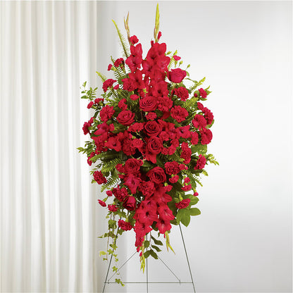 From the Heart Standing Spray –  Naugatuck Florist, Naugatuck CT