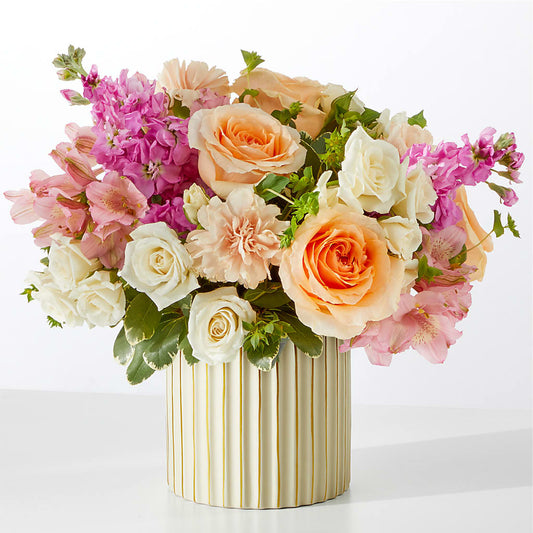 Paradise Bouquet with Ivory Vase –  Naugatuck Florist, Naugatuck CT
