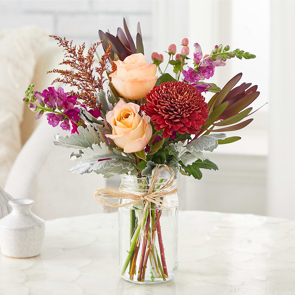 Moody Hues Bouquet –  Naugatuck Florist, Naugatuck CT