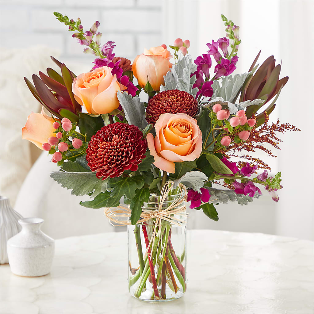 Moody Hues Bouquet –  Naugatuck Florist, Naugatuck CT