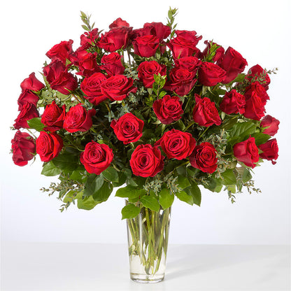 Forever Yours Fifty Stem Red Rose Bouquet –  Naugatuck Florist, Naugatuck CT